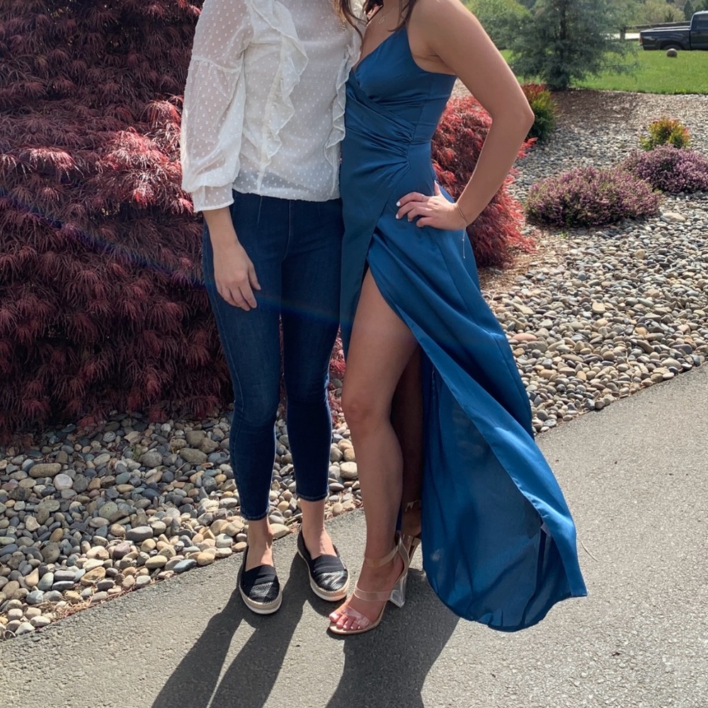 Nasty gal blue dress